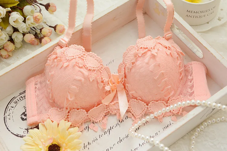 Fashion Brassiere Women Bra Sexy Lace Bralette Floral Underwire Bra Female Underwear A B Cup Lingerie Soft Multi Color