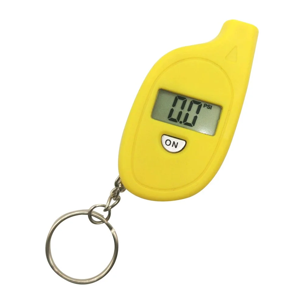 Portable Digital Car Tire Pressure Tester Motorcycle Auto Tyre Air Meter Gauge LCD Display 0-150 PSI with Mini Keychain