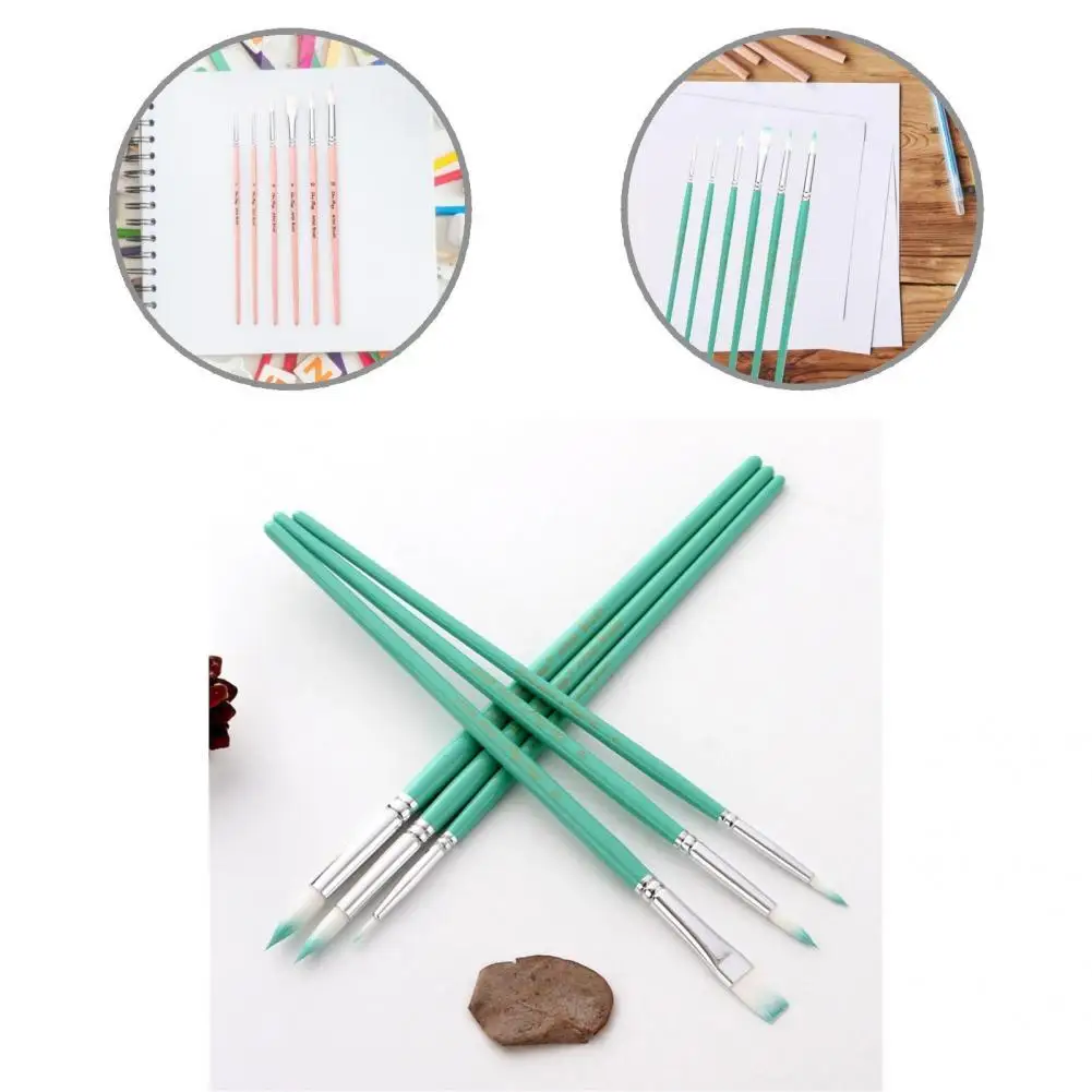 Eco-friendly Easy Clean Water Ink Professional Drawing Brush Set Crafts Supplies