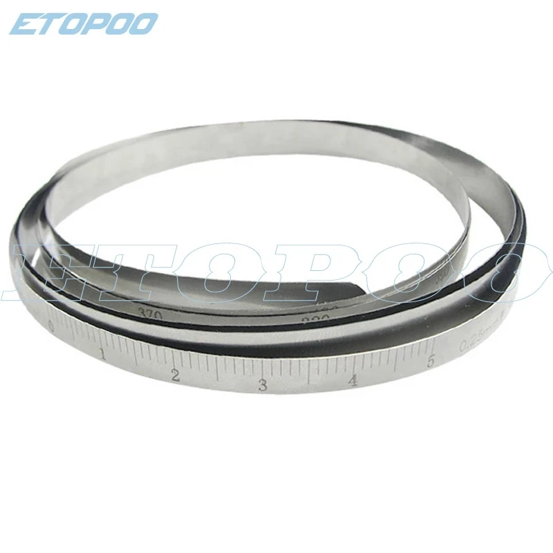 50-300-600-900-1200-1500mm สแตนเลส Precision เส้นรอบวงเทปและเส้นผ่าศูนย์กลางเทป Periphery เส้นรอบวง Taper PI เทป