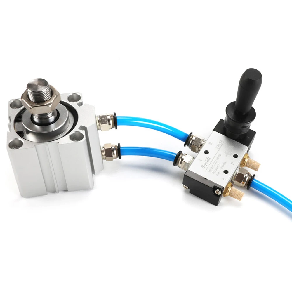 Pneumatic manual valve 4H210-08 two-position five-way manual direction cylinder manual valve control switch