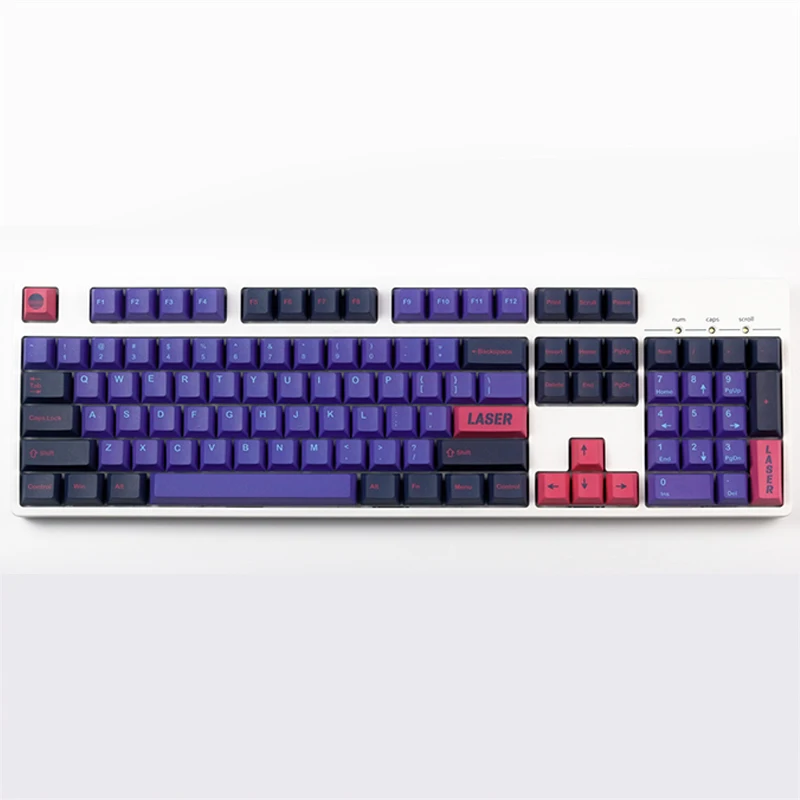 

1Set GMK Laser Keycaps PBT Dye Subbed Keycap Cherry Profile Key Caps With 1.75U 2U Shift 1.5U Supplement