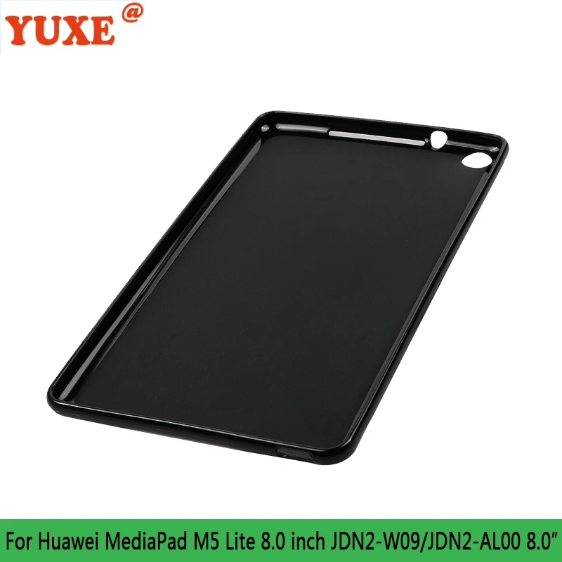 

Чехол для планшета для Huawei MediaPad M5 Lite 8,0 дюймов JDN2-W09 JDN2-AL00 M5lite 8,0 "Funda задняя крышка силиконовый чехол из ТПУ с защитой от ударов при падении и кр...