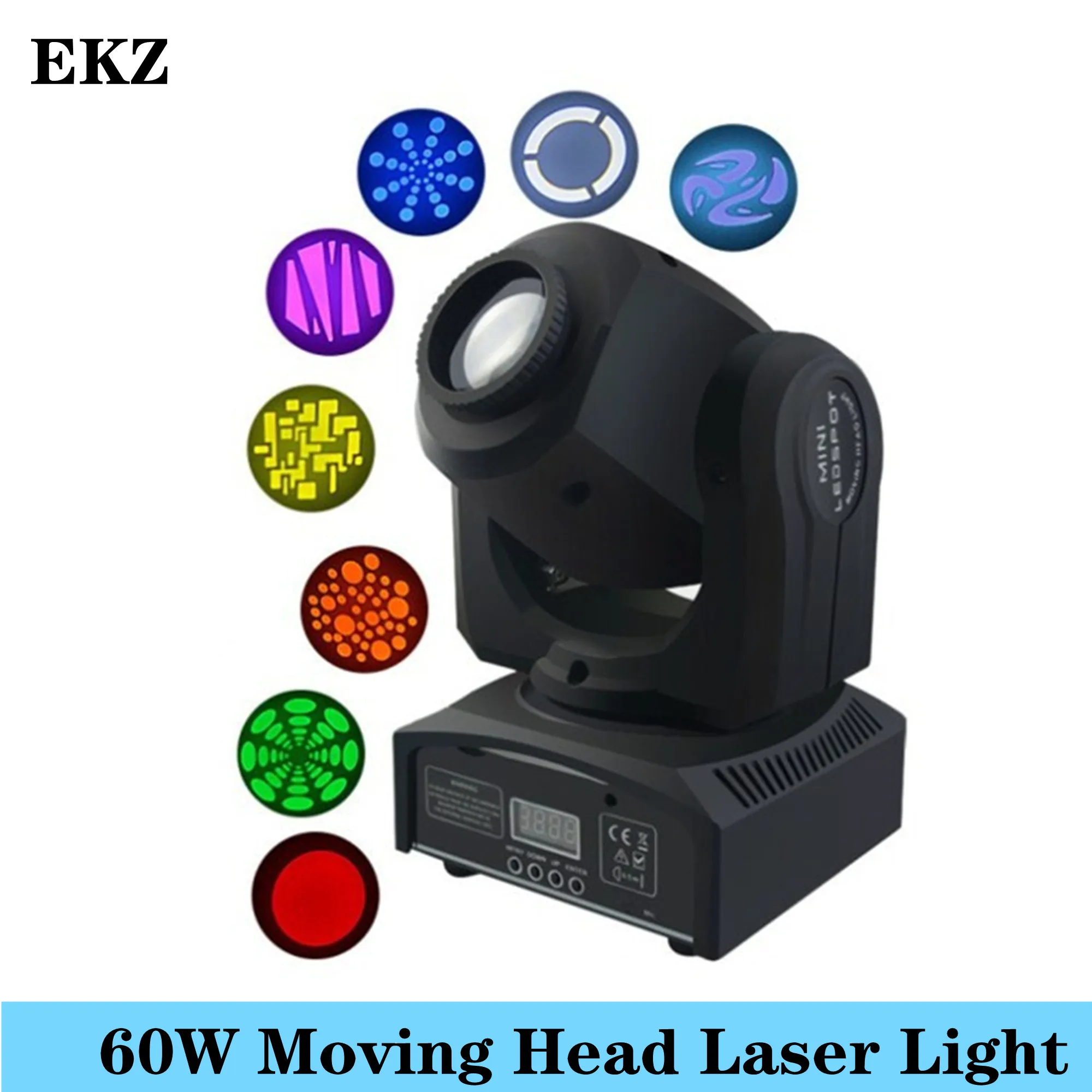 

Moving Head Lights Led 60W White High Bright LED Pocket Pro Mobile Dj Light For Party