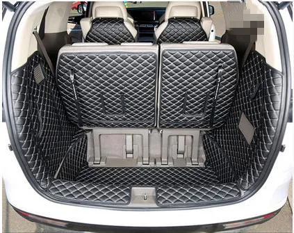 

High quality! Special car trunk mats for KIA Carnival 7 seats 2024-2021 waterproof cargo liner boot carpets cover,Free shipping