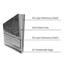 Sharp 5-inch VG10 Damascus Kitchen Knife #4