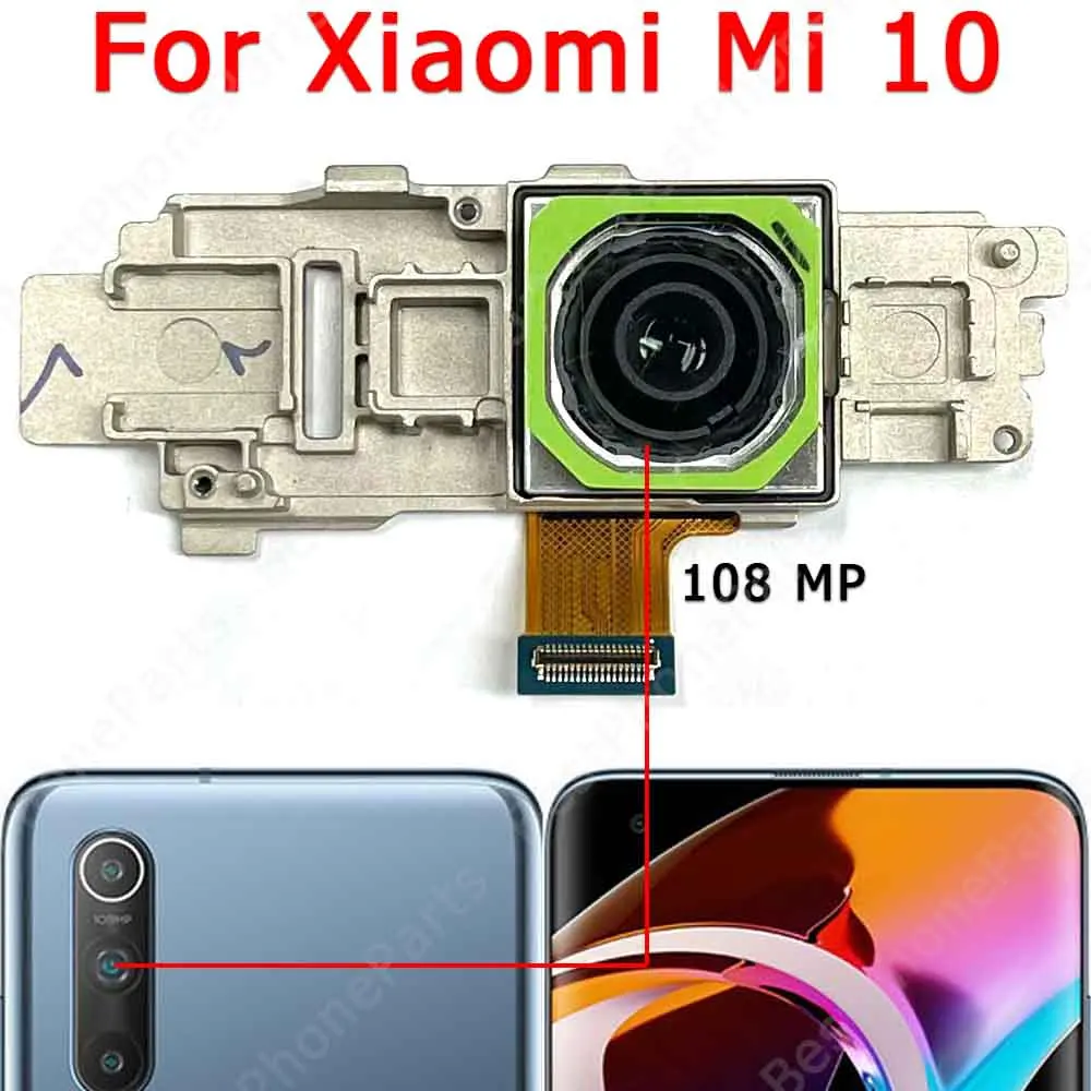 Rear Back Camera For Xiaomi Mi 10 5G Mi10 Main Backside View Big Camera Module Flex Replacement Repair Spare Parts