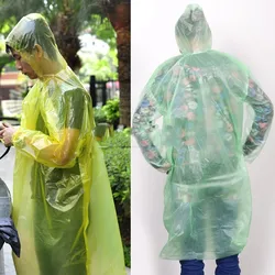 1PCS Disposable Raincoat Adult Emergency Waterproof Poncho Travel Hiking Camping Rain Coat Unisex Rainwear Camping Rain Coat