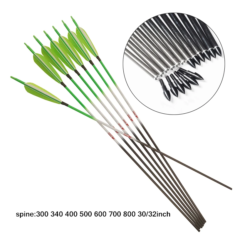 

Turkey Archery Feather for Hunting, 100% Pure Carbon, ID6.2mm Spine300, 340, 400, 500, 600, 700, 800, 5Inch, Feather, Traditiona