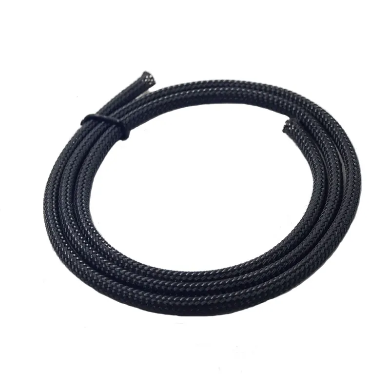 Angitu 10M/Lot 2mm PET Expandable braided Sleeving High Density Nylon Expand Mesh Wire Insulation 30colors