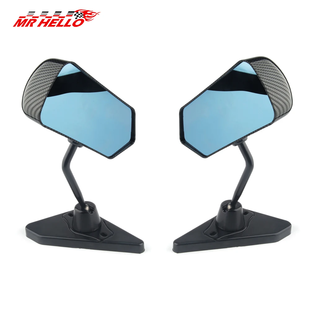2Pcs Car Racing Universal Side Rear View Mirror Wide Angle Metal Bracket for Mazda 3/For Miata/Mx5/RX7