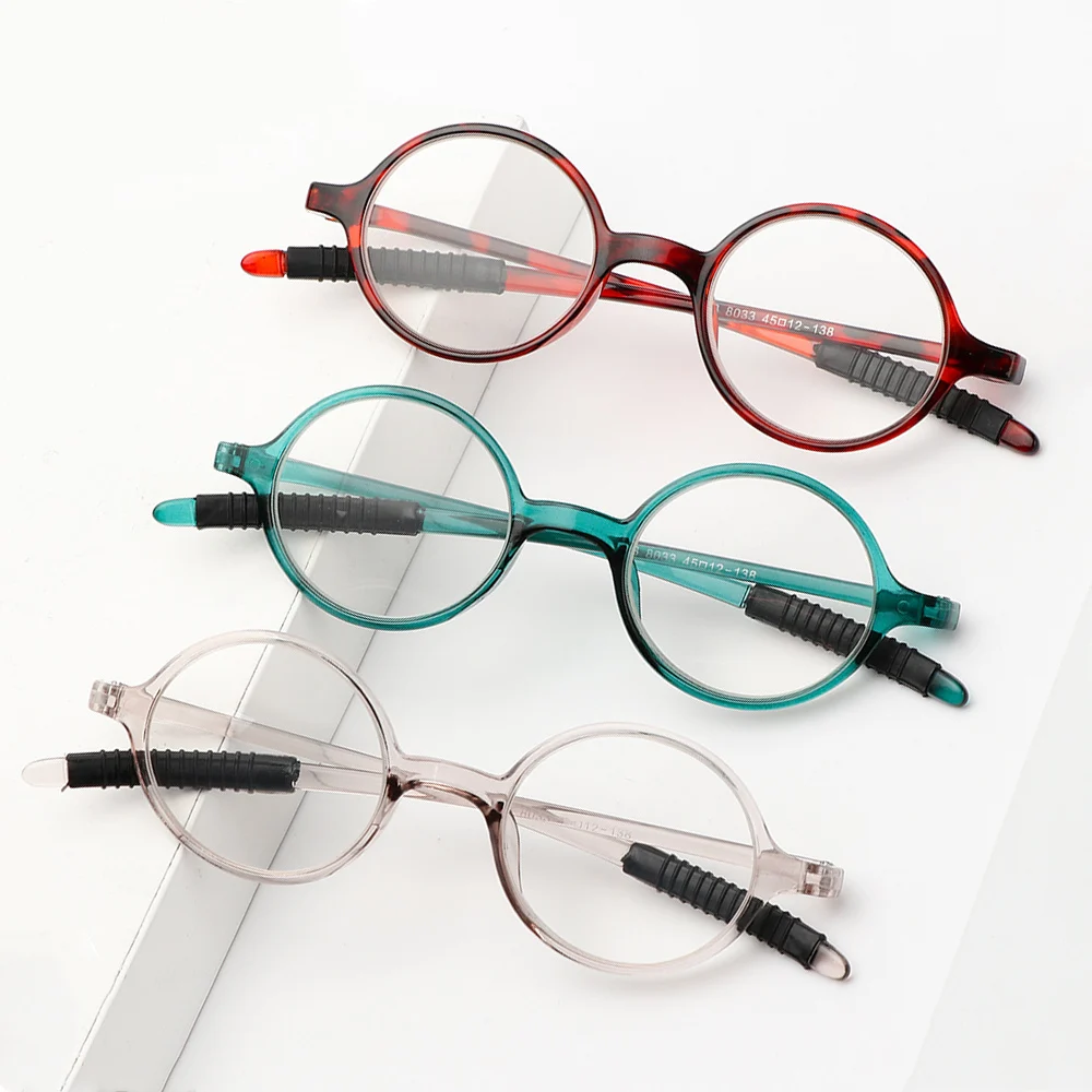 Mode runde Rahmen Lesebrille für Frauen Männer High-Definition-Vision Pflege Leser Brillen Presbyopie Brillen 1.0 ~ 4,0