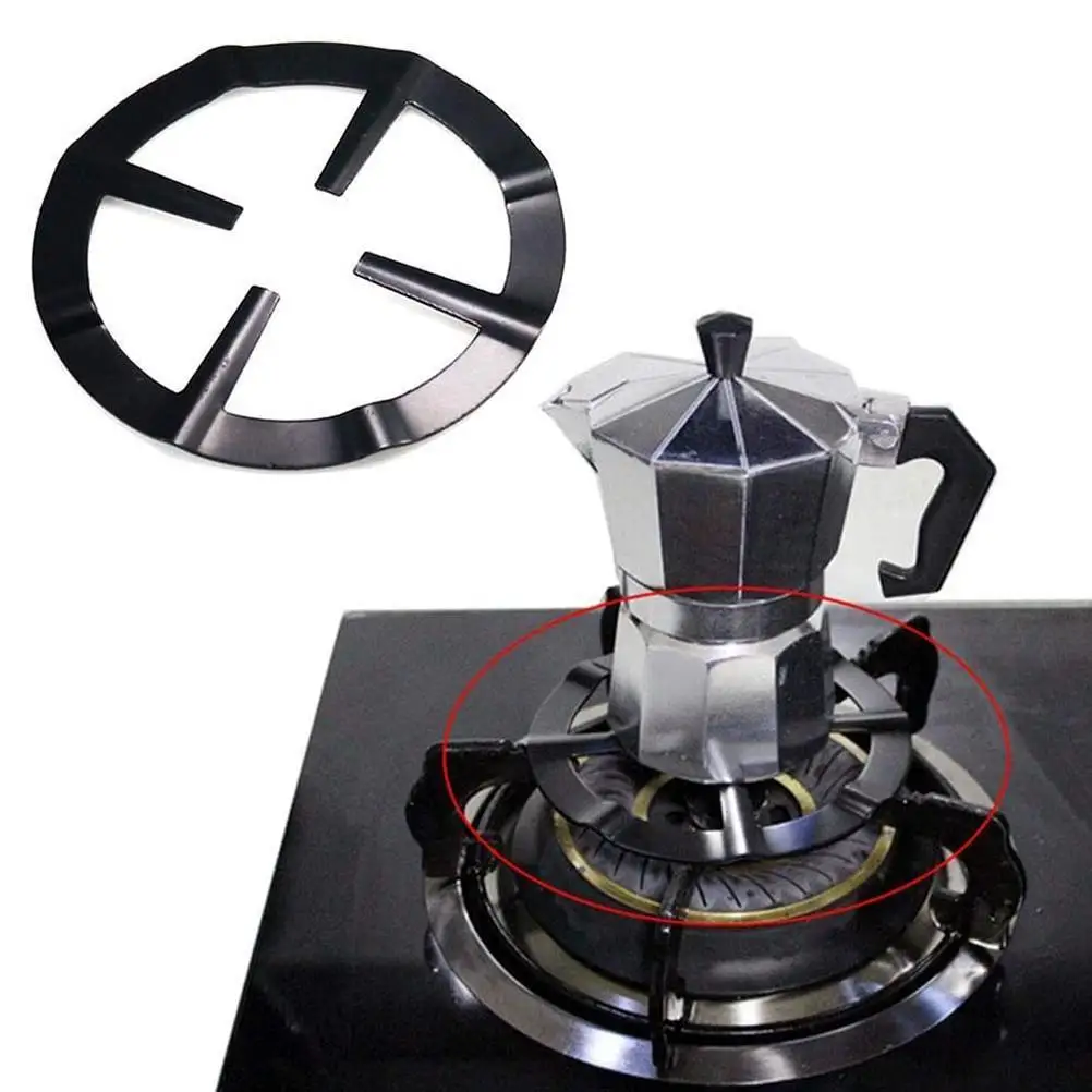 

Moka Pot Stove Stand Steel Coffee Pot Holder Gas Range Support Ring Burner Grate Gas Hob Rack Kitchen Accessories