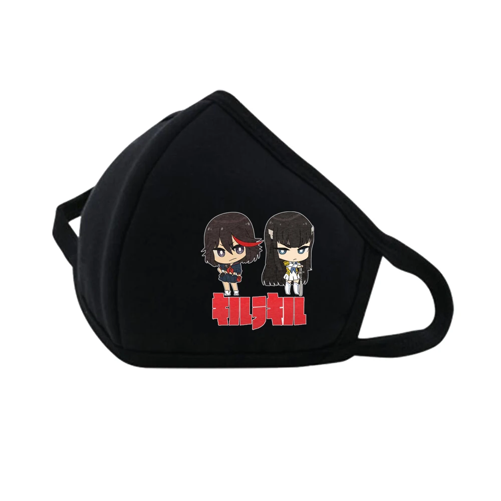 Anime Akame ga KILL! Masque facial en coton pour adolescents, garde au chaud, lavable, respirant, anti-poussière