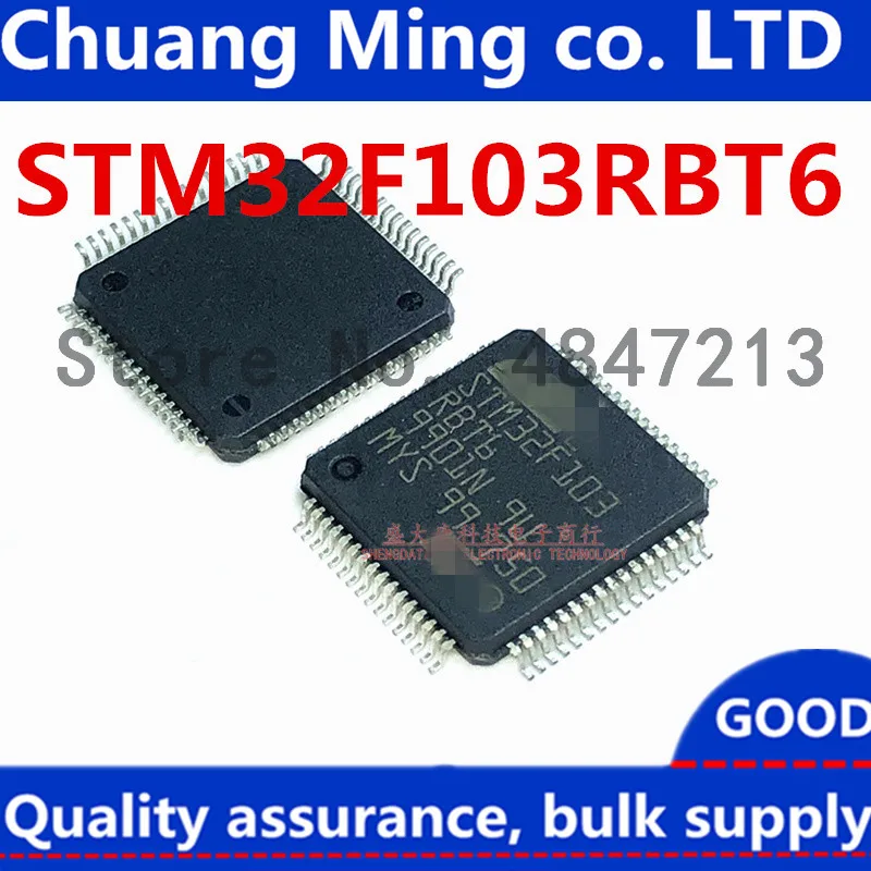 Free Shipping 50pcs/lots STM32F103RBT6 STM32F103 LQFP-64 IC In stock!