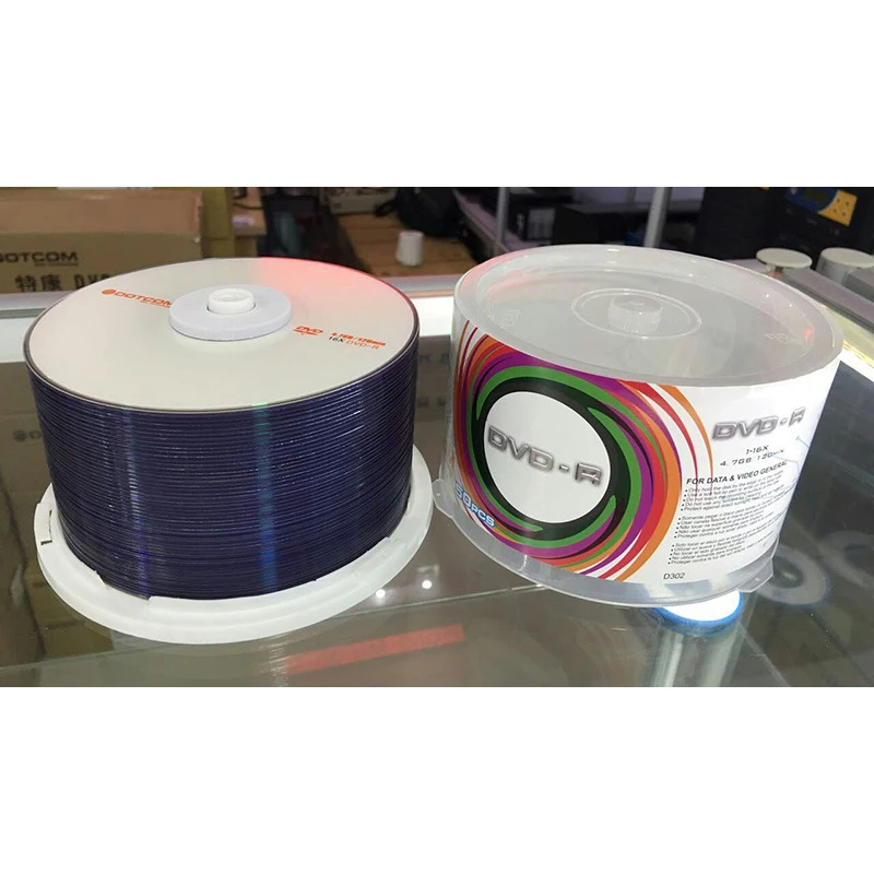 DVD-R 4,7 GB 16X Virgenes Grabables Alta Velocidad