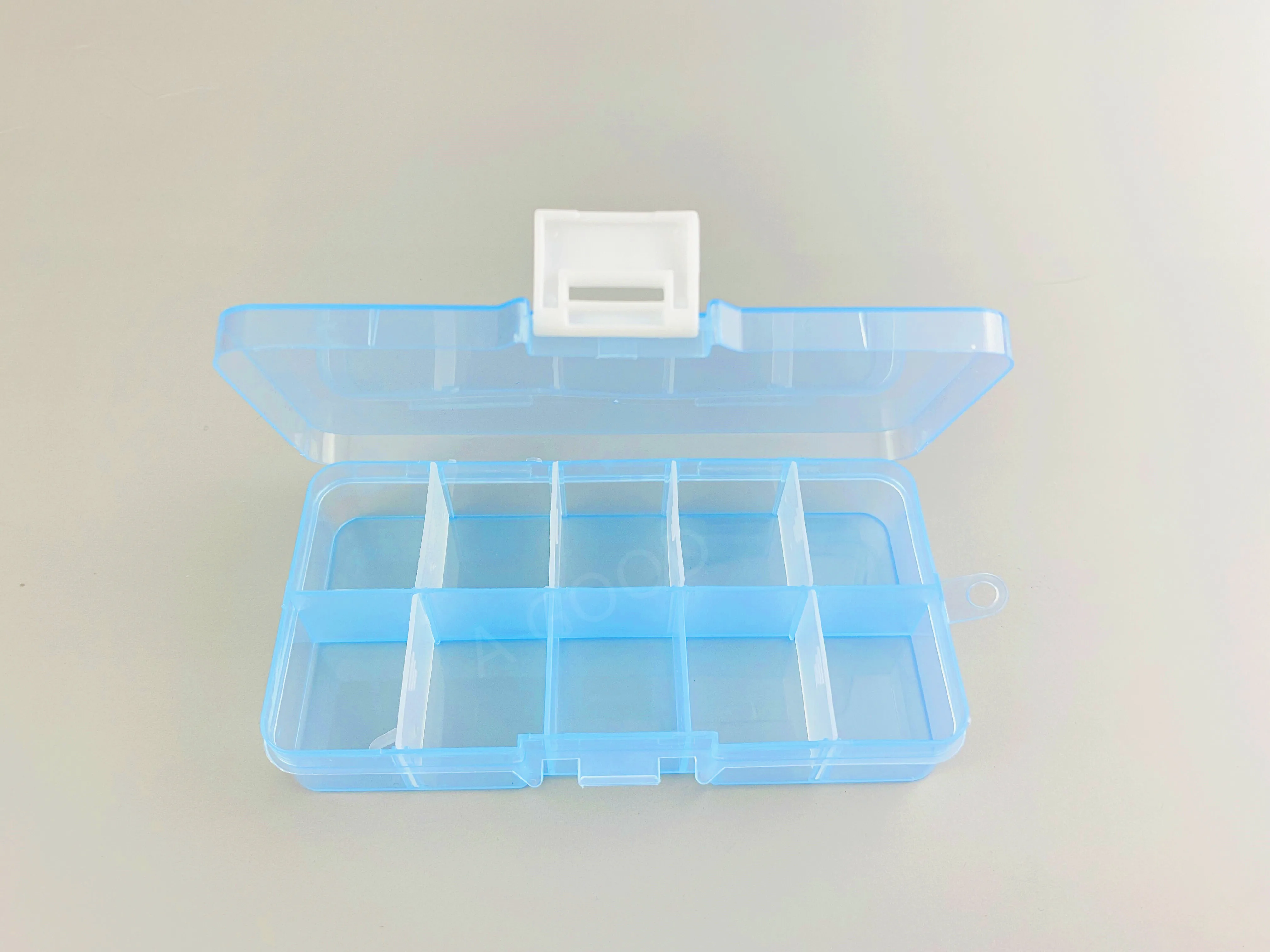 New 10 Slots Cells Colorful Portable Tool Storage Box Container Ring Electronic Parts Screw Beads Plastic Box