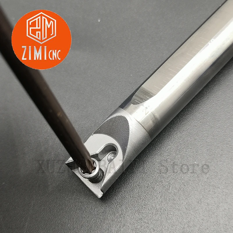 Eixo de Perfuração Antivibração Eixo Fino de Giro Pequeno Extendido Furo Interno Cnc C10k C12m Stfpr11 09 C10k