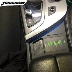 Car original wireless fast charger for Audi Q7 2016 2017 2018 2019 phone holder charge mobile adapter accessories interior trim