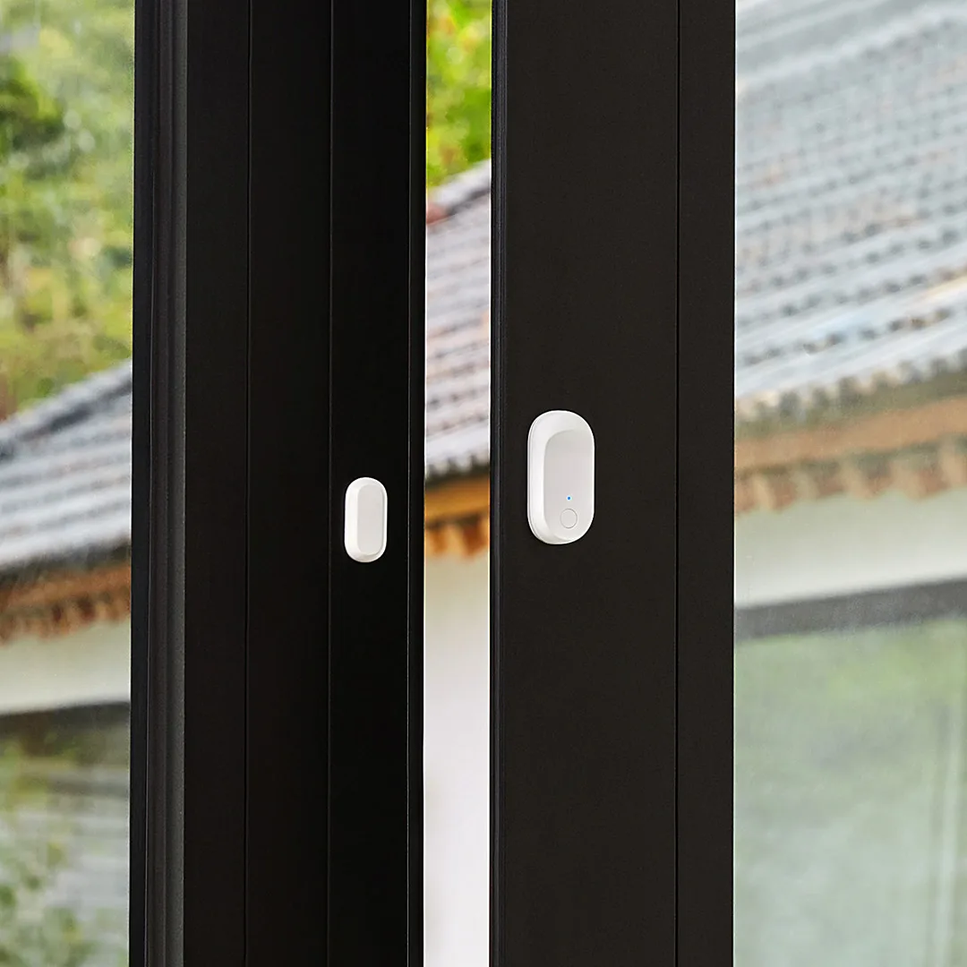 Qingping Sensor Pintu Jendela Bluetooth 5.0 MESH Connect Keselamatan Pencuri Alarm Detektor Bekerja untuk Aplikasi Mihome
