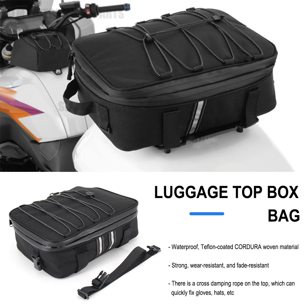 New Hepco & Becker Top cases as well as For BMW Superimposed Luggage Storage Bag Rear Seat Bag Multifunctional Large-capacity