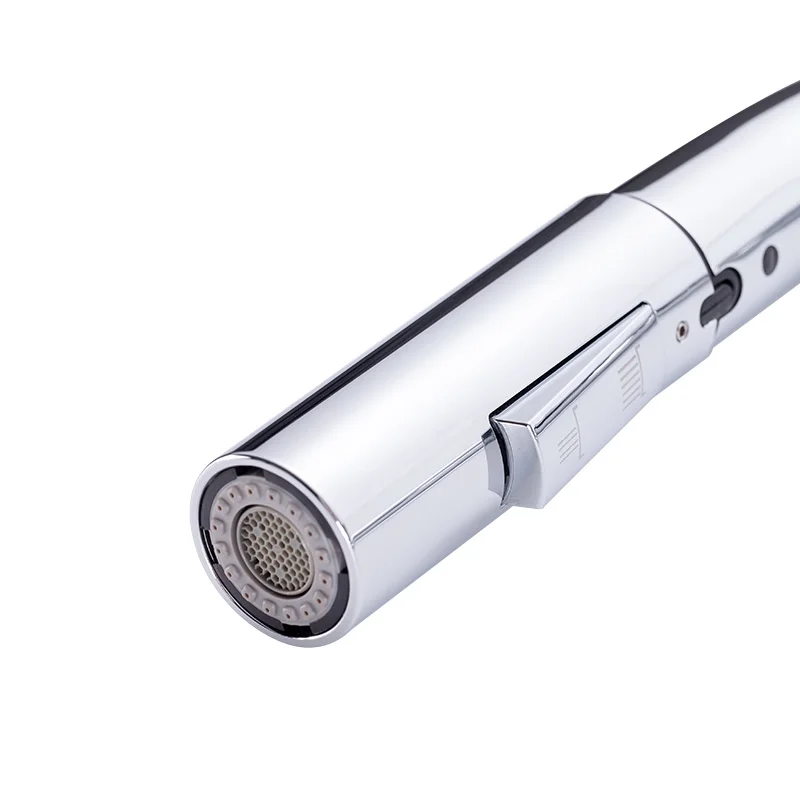 Touch Kitchen Faucets Polished Chrome Kitchen Sink Faucet Smart Touch Sensor Kitchen Faucets Hot Cold Pull Out Kitchen Mixer Tap