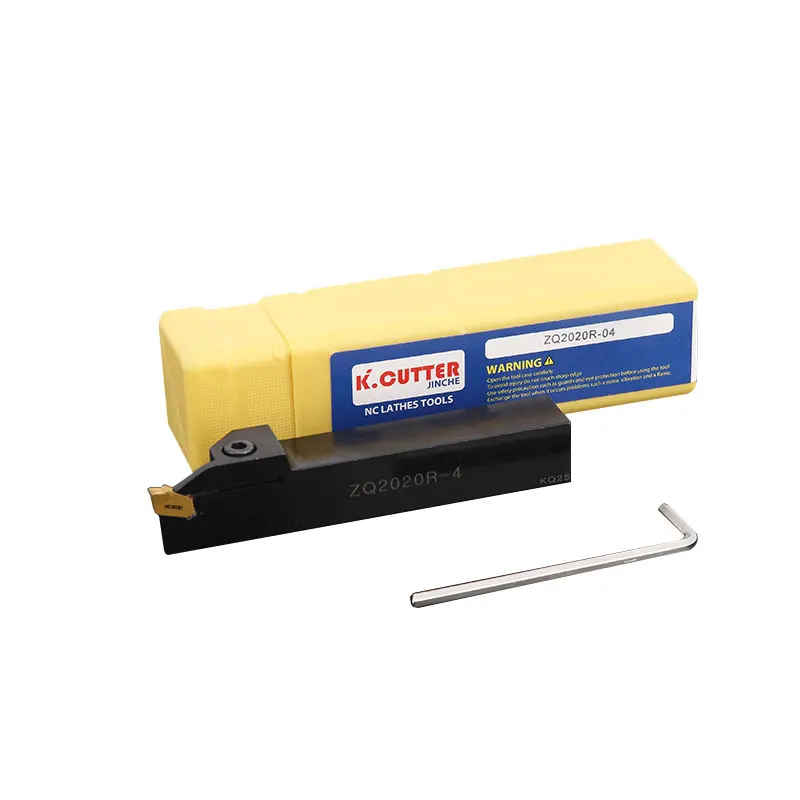 Imagem -06 - Grooving Torno Cnc Usinagem de Corte Toolholder Metal Grooving Lâminas Cortador de Separação Ferramenta Chata Zq1616r2 Zq2023r-2 Zq2525r-2
