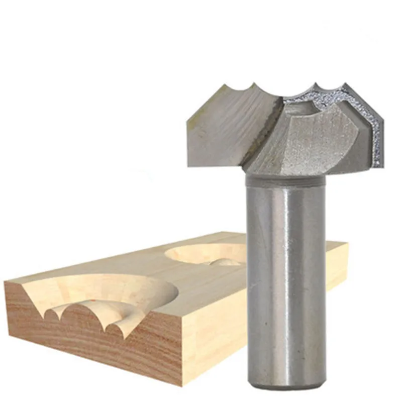 Bis Arcuate Lama di Taglio del Legno Macchina di Fresatura CNC Punte del Router Doppio Tallone Coltello Fresa Para Madeira Freze ucu Fresas Para CNC