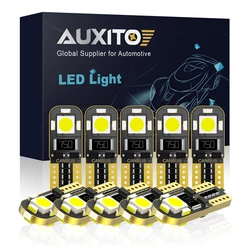 10PCS T10 Led Car Interior Bulb Canbus Error Free T10 White 5050 SMD LED 12V Car Side Wedge Light Parking Lamp Bulb Car Styling