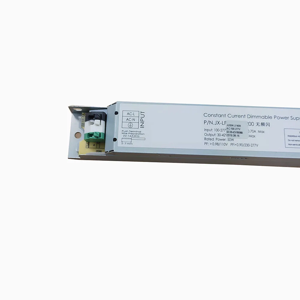 Input 100-277V Iron Case Line Power Supply 600mA 30-42V Linear Industrial Light LED Driver for Office Lighting Pendant Lamp