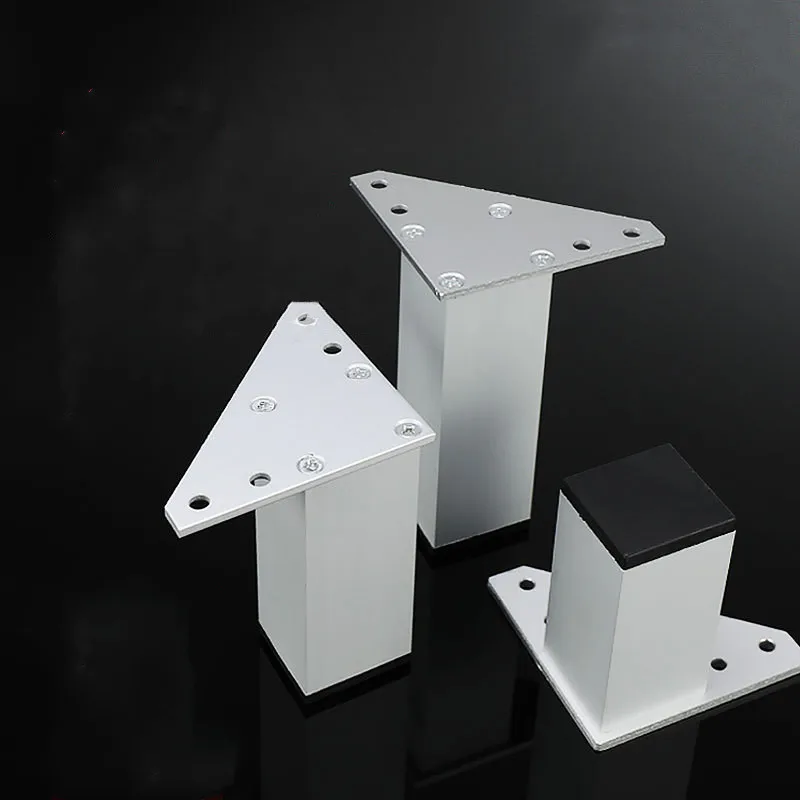 4 Squar Chân Kim Loại Ghế Chân Bảo Vệ Bàn Chân Sofa Chân Vít Với Tầng Protecter Miếng Lót Đồ Phụ Kiện