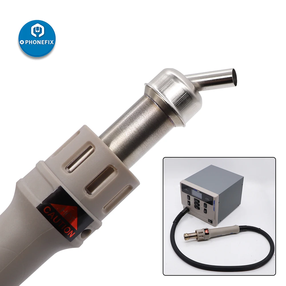 45 Degree Bent Nozzle for ATTEN ST-862D Lead-free Hot Air Gun Soldering Station Intelligent Rework Station for PCB Chip Repair