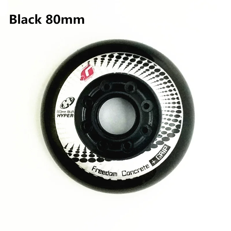 [72mm 76mm 80mm]Hyper +G Inline Skates Wheel 84A +Grip Freedom Concrete Roller Skating Rodas for SEBA High HV  Carbon