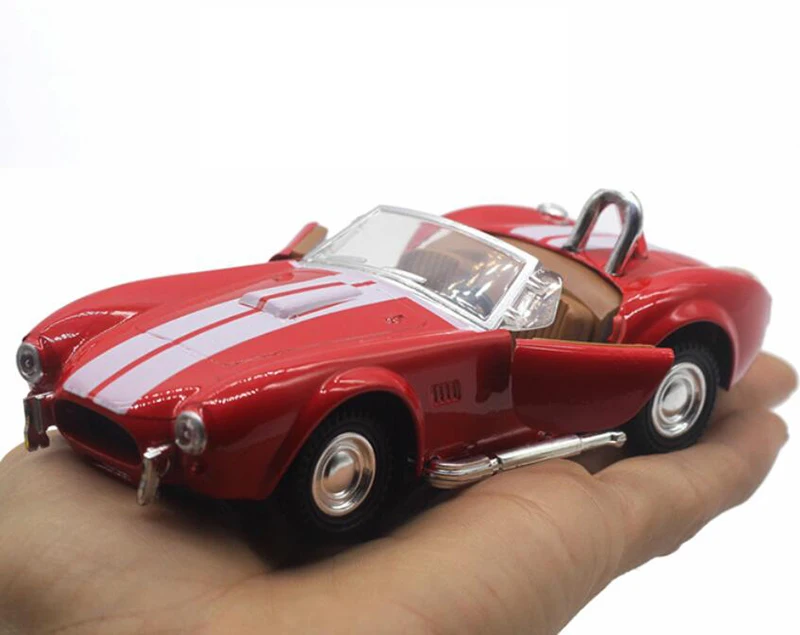 13CM 1:32 Scale Metal Alloy Classic Shelby Cobra 427 Classical Auto Car Model Diecast Vehicles Toys F Children Kids Gifts