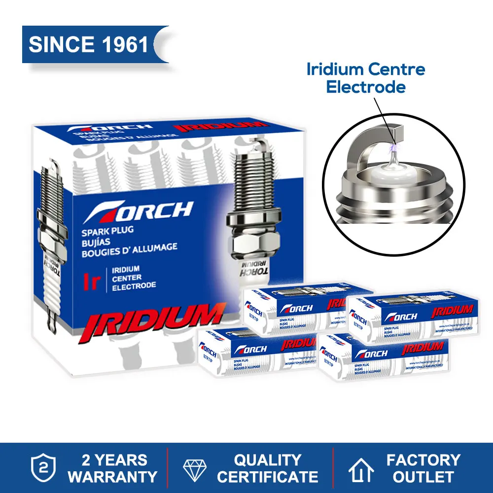 Iridium TORCH Spark Plug D8RTI Replace for DR8EA D8EA for Motorcycle ATV UTV Scooter Dirt Bike Go Kart China Original Ignition