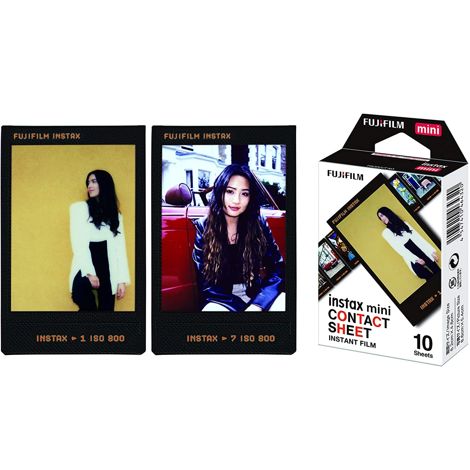 Fujifilm Instax Mini Color Film Contact Sheet Film 10-30 Sheets For Fuji Mini 11 8 9 7s 25 26 70 90 Instant Camera SP-1 SP-2