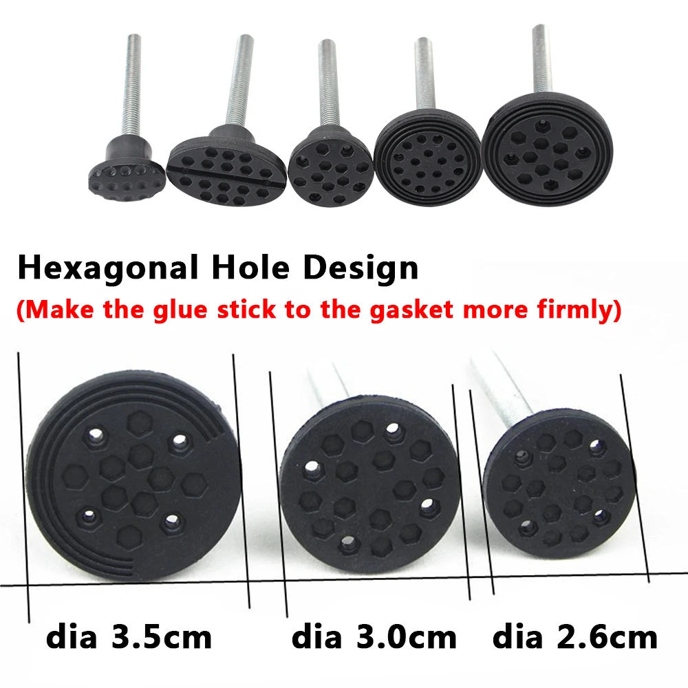 Car Dent Repair Tool Car Accessory Dent Puller Set Auto Body Repair Kit Pulling Bridge Glue Pulling Tabs Portable