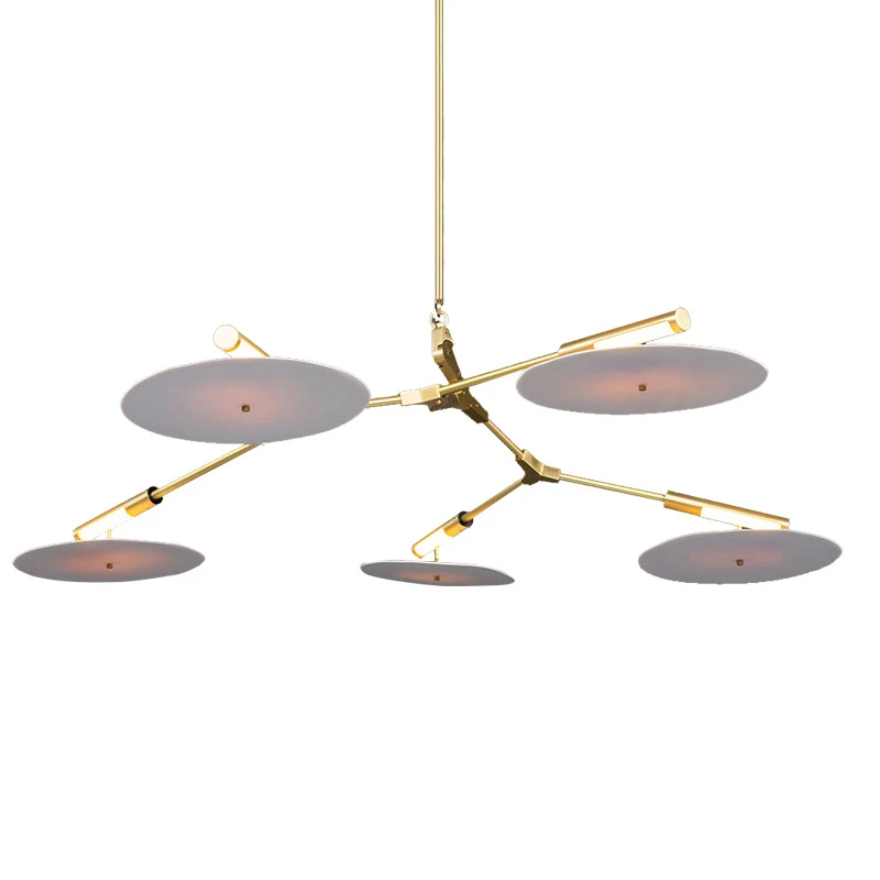 Imagem -06 - Nordic Molecular Iluminação Candelabro Ufo Ouro Candelabro Designer Droplight Home Decor Sala de Jantar Sala de Estar Postmodern