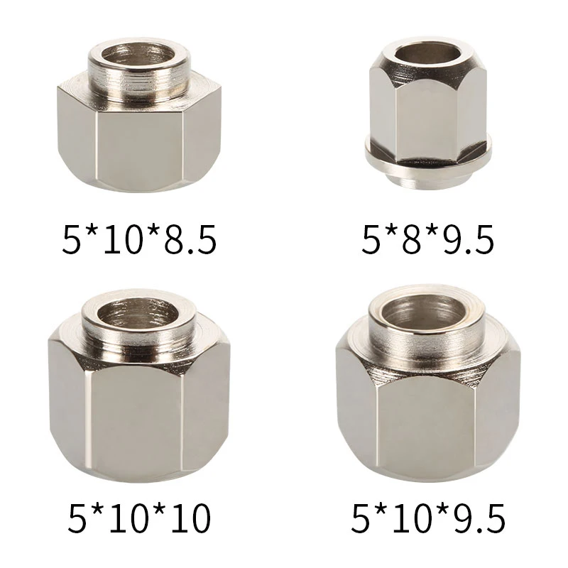 

MEGA 10pcs Eccentric Spacer 5mm Bore Eccentric Nuts Carbon Steel Nickel Plated 3D printer Parts for V-roll Aluminum Extrusion