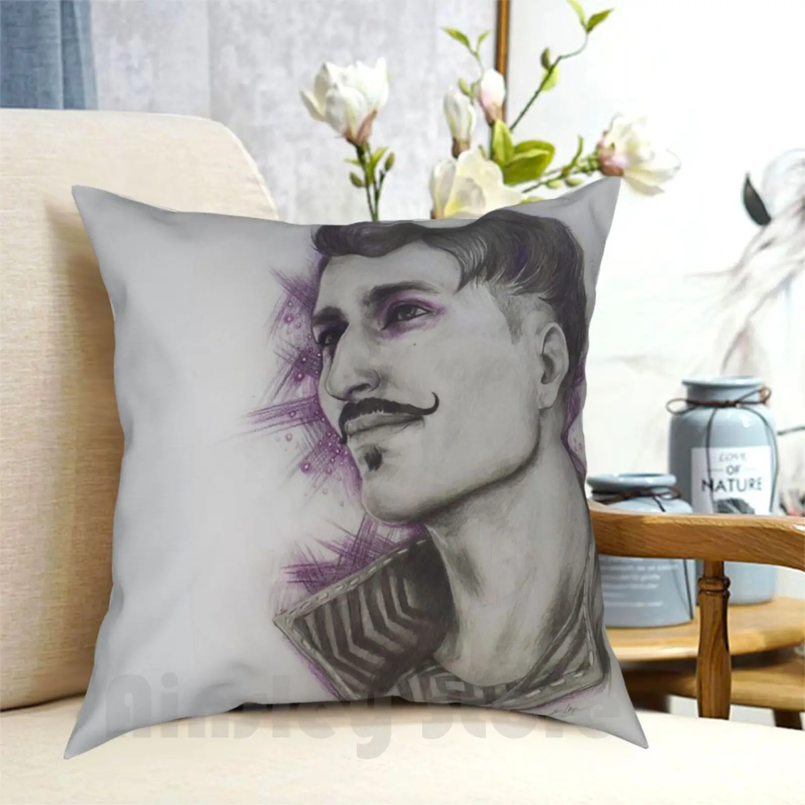 Dorian Pavus-Dragon Age Inquisition Pillow Case Printed Home Soft Throw Pillow Dorian Pavus Dragon Age Inquisition