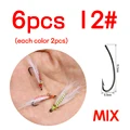 6 piezas de tamaño mixto 12