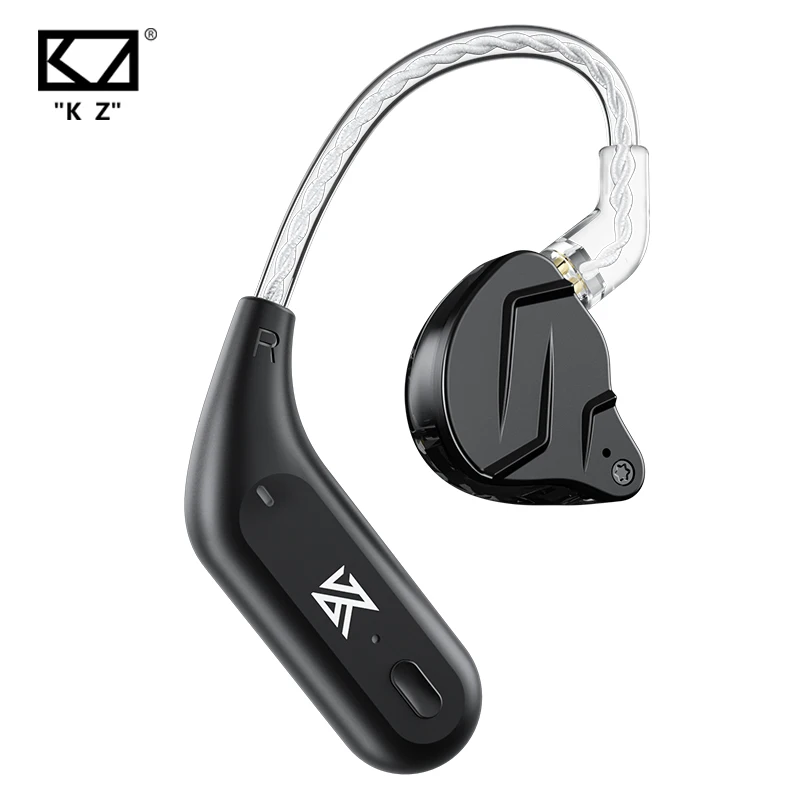 KZ AZ09 Bluetooth 5.2 Wireless Upgrade Cable  HIFI Wireless Ear Hook With Charging Case For KZ TRN CCA Earphones Headset ZAX ZSX