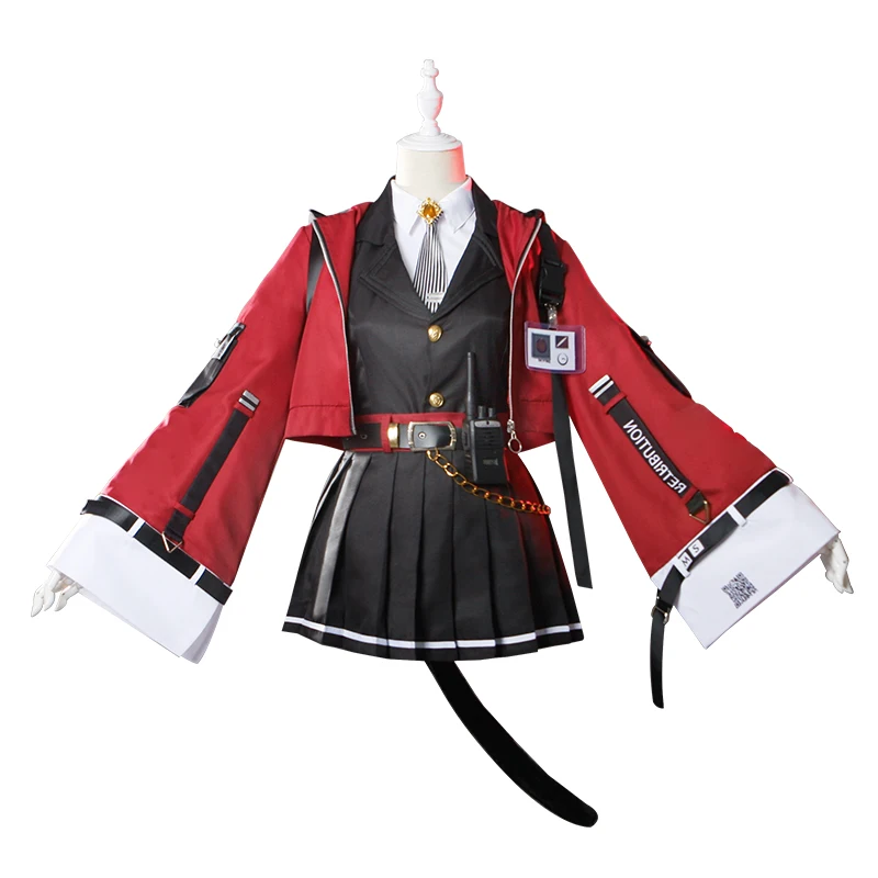 Hot Game Arknights Cosplay Costume Sexy Red Uniform Christmas Halloween Free Shipping