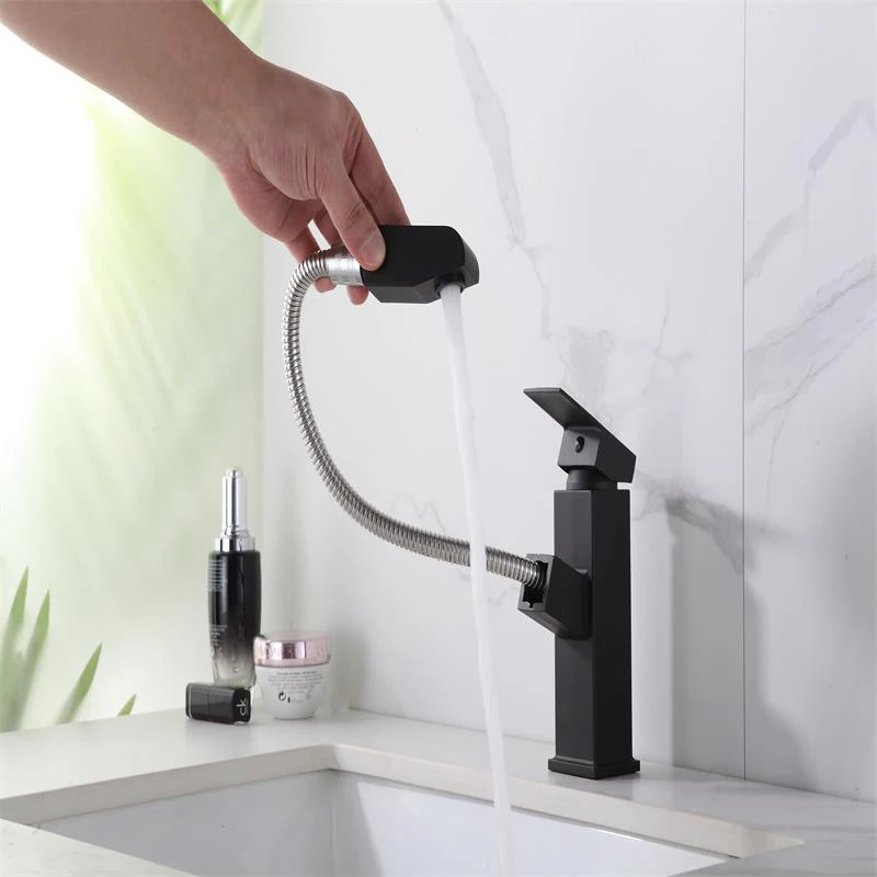 RONGWO GRIFOS DE PLASTICO , NEW STYLE DECK MOUNTED THE BEST PRICE AND PULL OUT BLACK COLOR ABS PLASTIC COLD AND HOT FAUCET