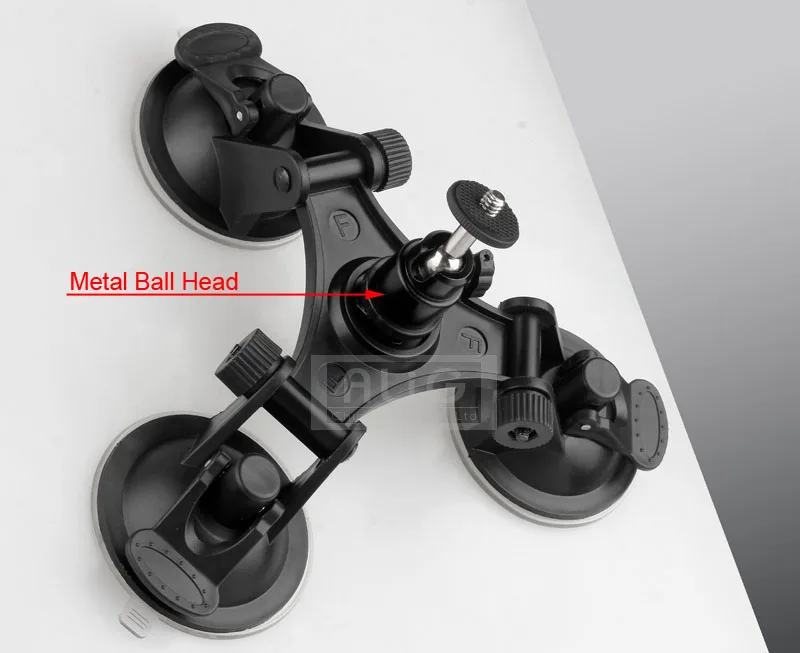 Acessórios do carro ventosa montagem titular base conjunto para gopro hero 7 6 5 4 3 + 3 sj4000 sj5000 wifi mini filmadora