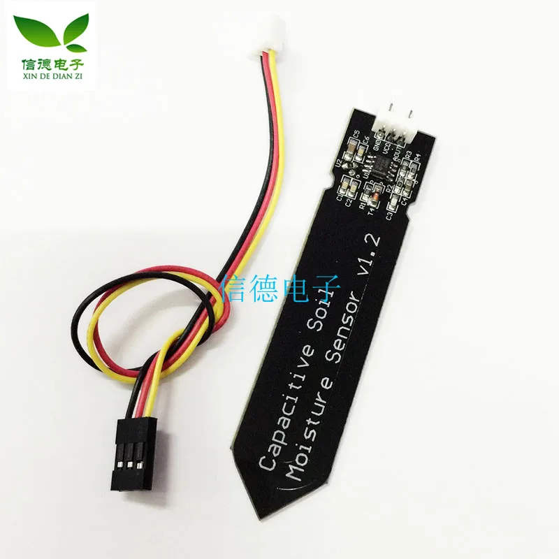 Sensor capacitivo de umidade do solo, quantidade analógica, ampla voltagem, módulo de detecção de umidade do solo