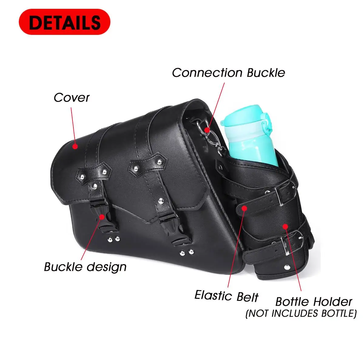 Universal Motorcycle Saddlebags Tool Side Pouch Waterproof Luggage Storage Bags Saddle Bags For Honda/Yamaha/Suzuki