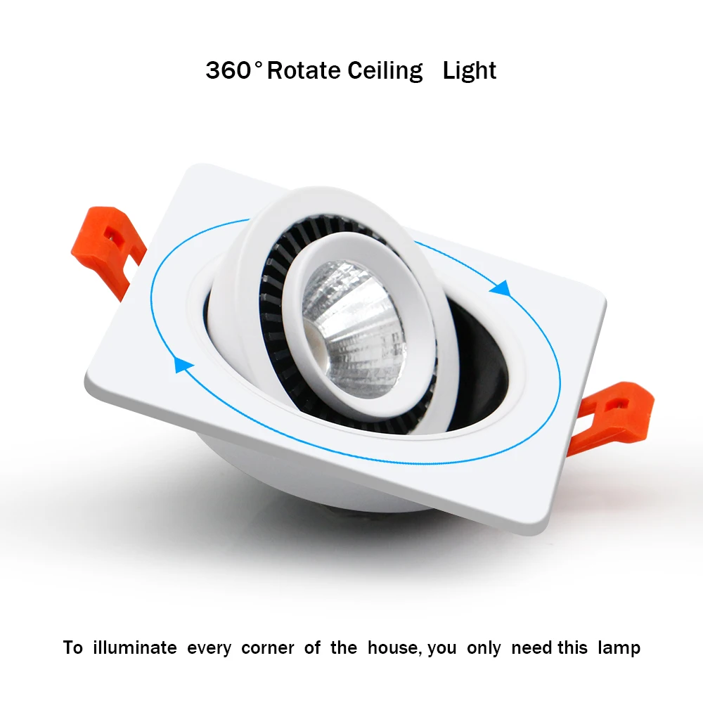 

Recessed Led Downlight Dimmable led Ceiling Lamps 7W 10W Spot Led Ceiling light Living Room Bedroom Kitchen led spotlight