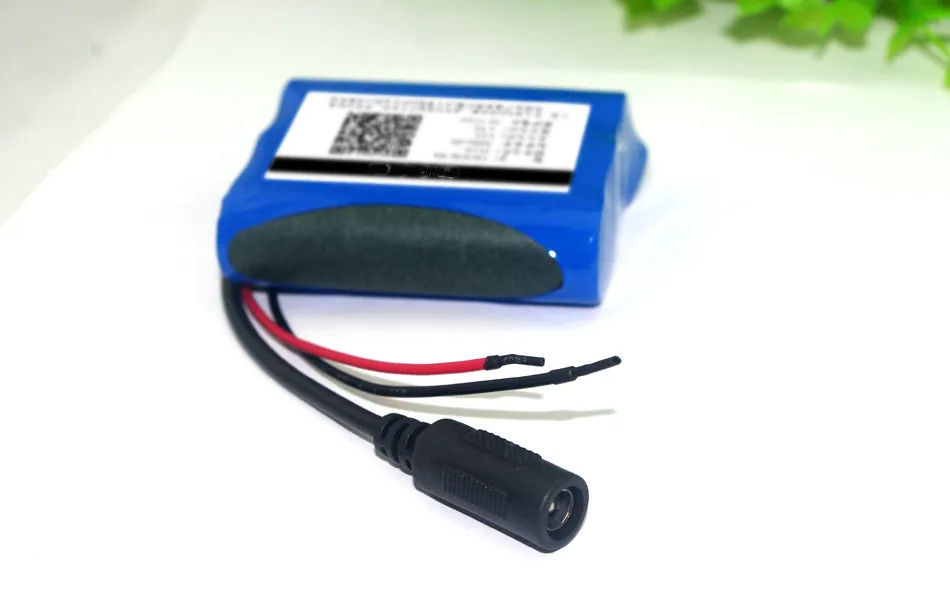 12 V 2600 mAh bateria litowo-jonowa 12.6 V do 11.1 V kamera telewizji przemysłowej ładowalny akumulator 18650 baterii