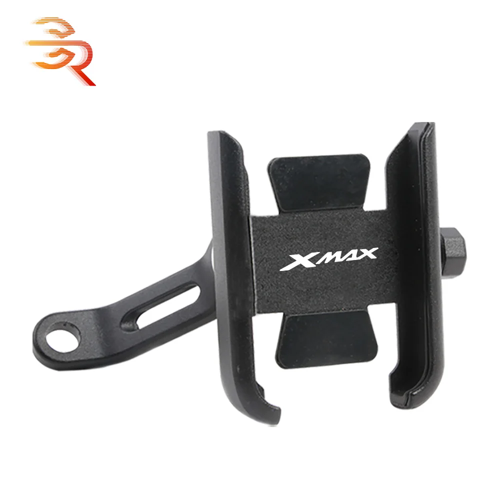 

XMAX 125 2021 For Yamaha X-MAX XMAX 300 400 Iron Max Phone Holder Motorcycle Smartphone Bracket CNC Aluminum Cellphone Stand